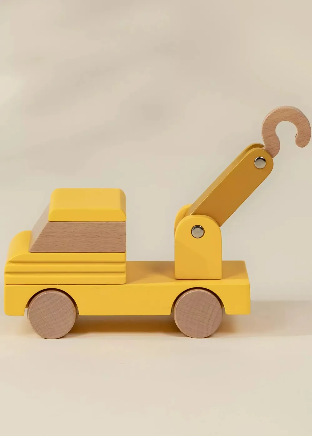 Coco Village Wooden Construction Vehicle - Tow Truck