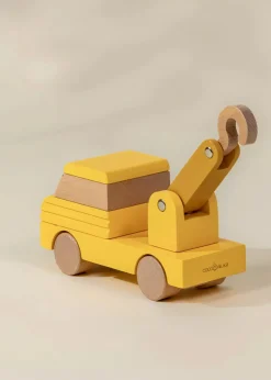 Coco Village Wooden Construction Vehicle - Tow Truck