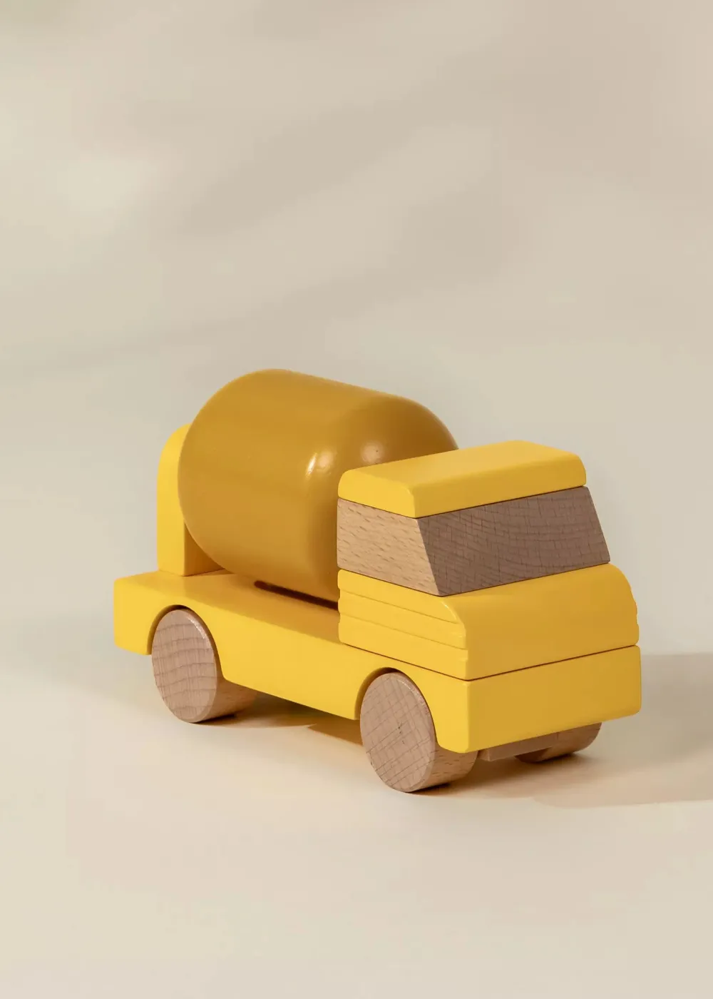 Coco Village Wooden Construction Vehicle - Cement Truck