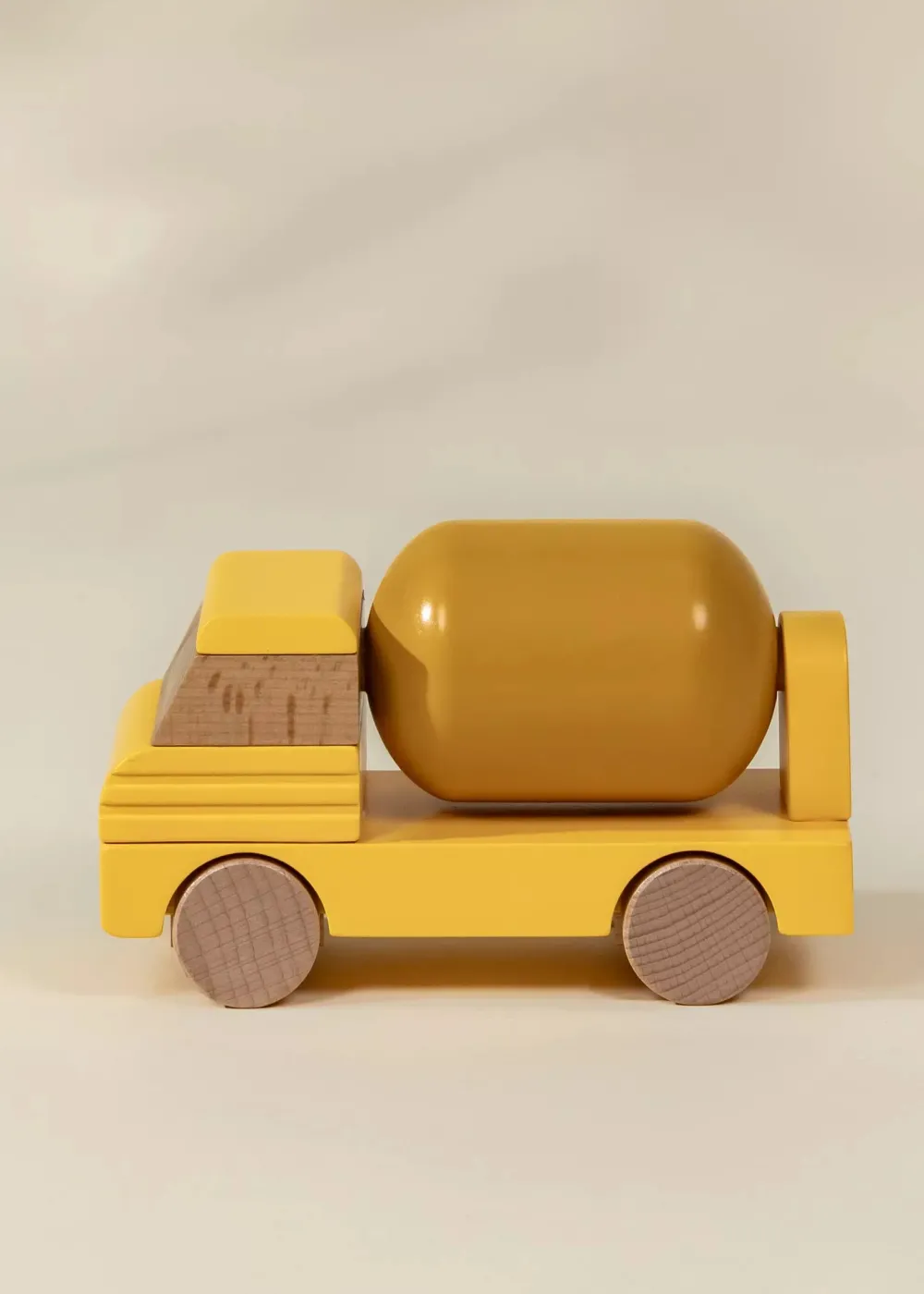 Coco Village Wooden Construction Vehicle - Cement Truck