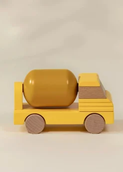 Coco Village Wooden Construction Vehicle - Cement Truck