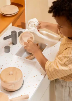 Coco Village Wooden Dinnerware Playset (12 Pcs)