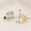 Coco Village Wooden Doll House Kids Room Furniture (10pcs)