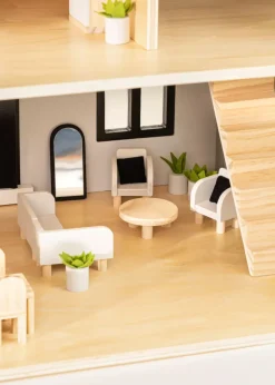 Coco Village Wooden Doll House Living Room Furniture (10pcs)