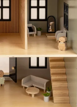 Coco Village Wooden Doll House Living Room Furniture (10pcs)