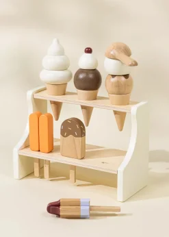 Coco Village Wooden Ice Cream Stand and Accessories