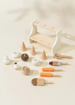 Coco Village Wooden Ice Cream Stand and Accessories