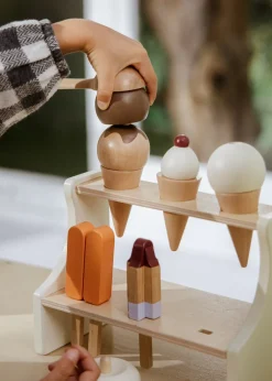 Coco Village Wooden Ice Cream Stand and Accessories