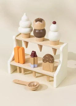 Coco Village Wooden Ice Cream Stand and Accessories