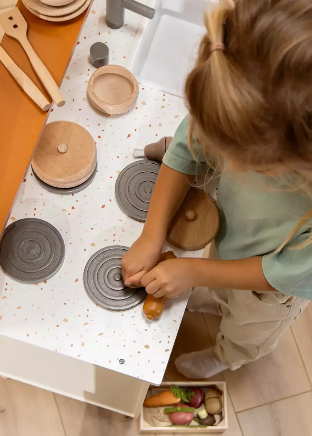 Coco Village Wooden Kitchen Playset