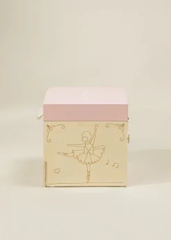 Coco Village Wooden Musical Souvenir Box - Ballerina