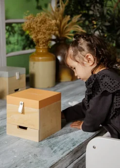 Coco Village Wooden Musical Souvenir Box - Nature