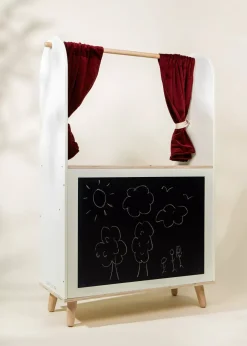 Coco Village Wooden Play Market & Theater Stand