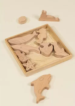 Coco Village Wooden Puzzle - Under the Sea (10 pcs)