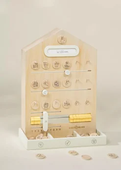 Coco Village Wooden Routine, Tasks & Rewards Board