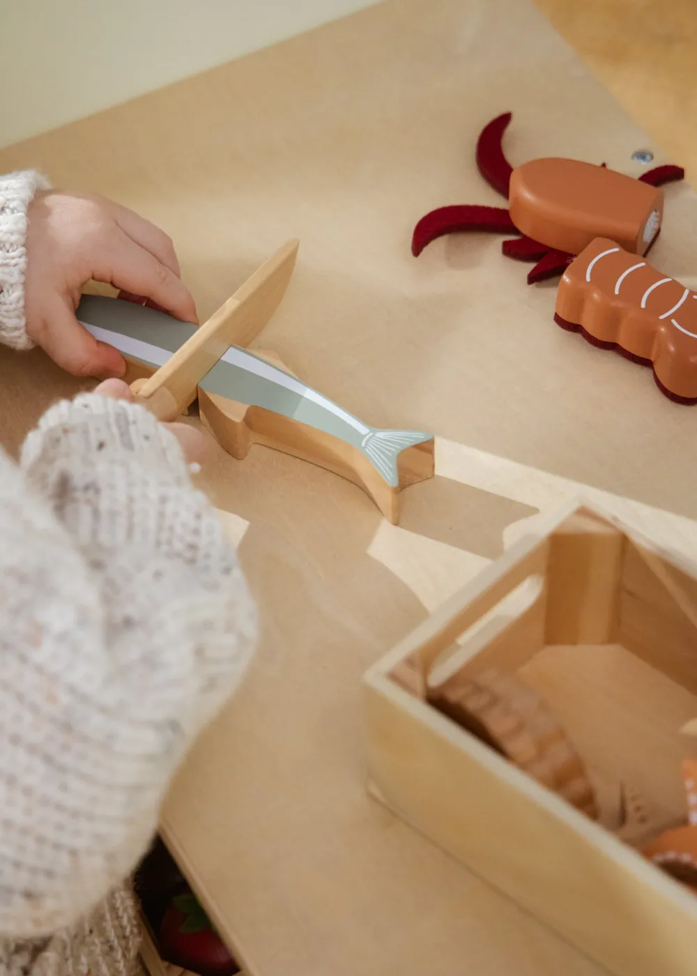 Coco Village Wooden Seafood Playset