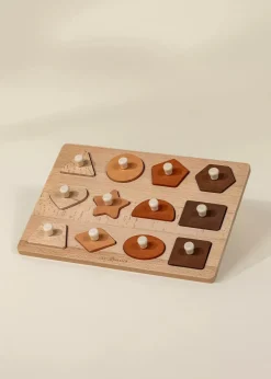 Coco Village Wooden Shapes Learning Set - 12 pcs