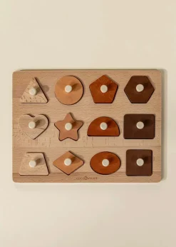 Coco Village Wooden Shapes Learning Set - 12 pcs