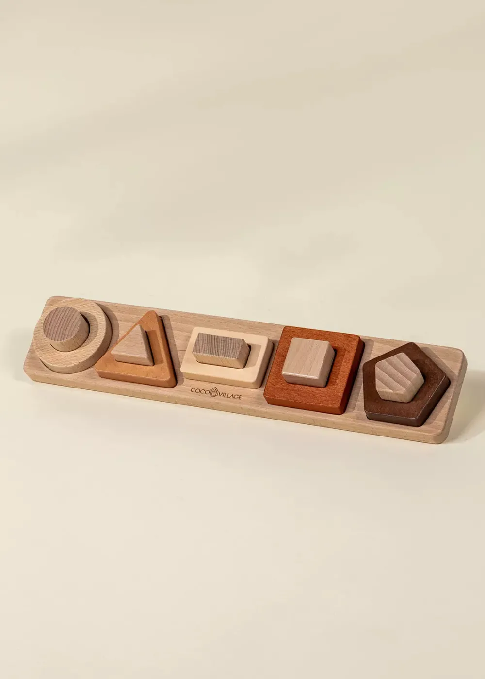 Coco Village Wooden Shapes Learning Set - 10 pcs