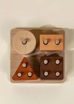 Coco Village Wooden Shapes Learning Set - 16 pcs