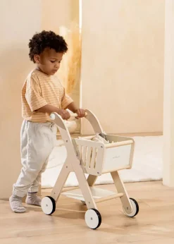 Coco Village Wooden Shopping Cart