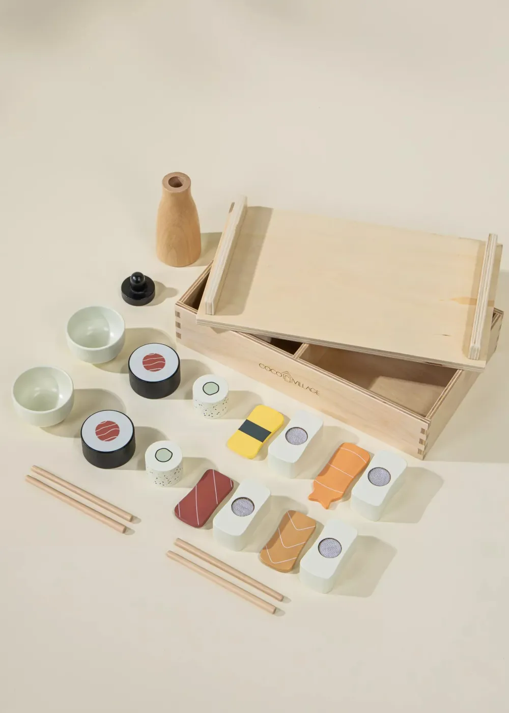 Coco Village Wooden Sushi Playset