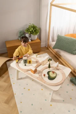 Coco Village Wooden Train & Table Playset
