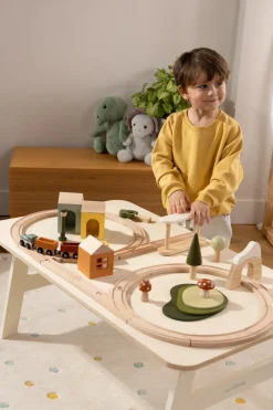 Coco Village Wooden Train & Table Playset