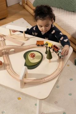 Coco Village Wooden Train & Table Playset