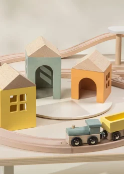 Coco Village Wooden Train & Table Playset