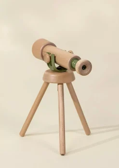 Coco Village Wooden Tripod Telescope – 15x Zoom