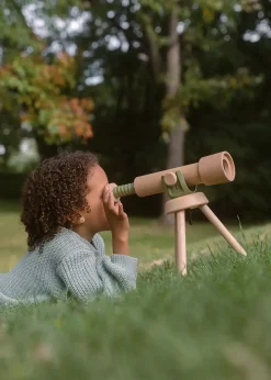 Coco Village Wooden Tripod Telescope – 15x Zoom