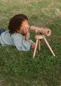 Coco Village Wooden Tripod Telescope – 15x Zoom