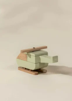 Coco Village Wooden Vehicle - Helicopter