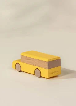Coco Village Wooden Vehicle - School Bus