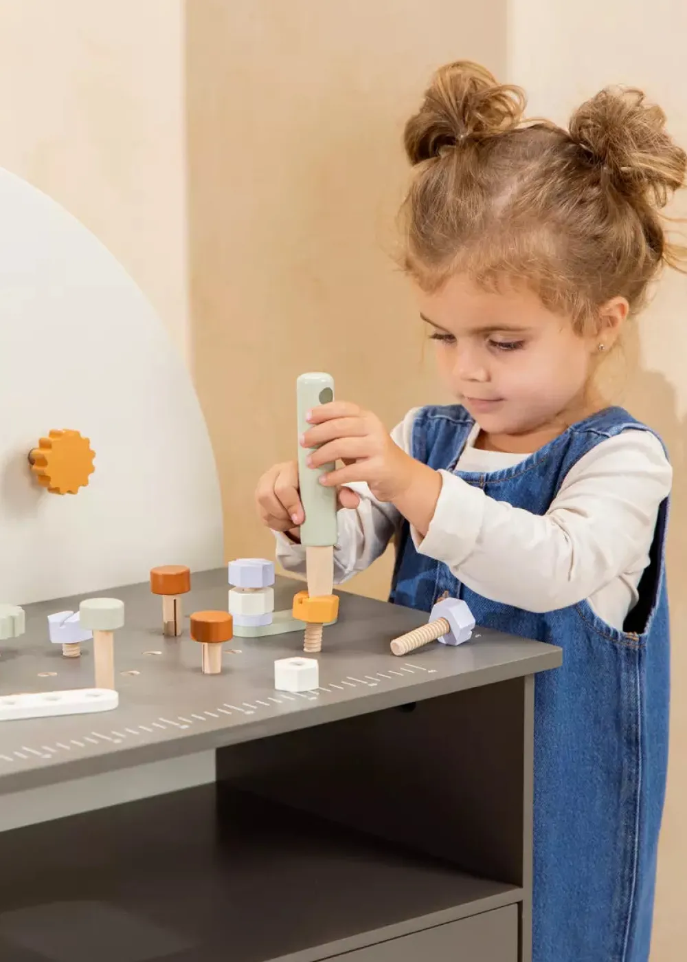 Coco Village Wooden Workbench Playset